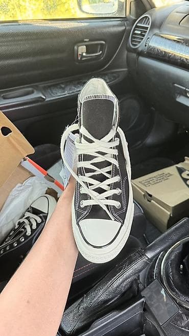 конверсы сколько стоят: Мужские кроссовки, 41.5, Converse, Новый, цвет - Черный, Самовывоз, Бесплатная доставка, Платная доставка — 1