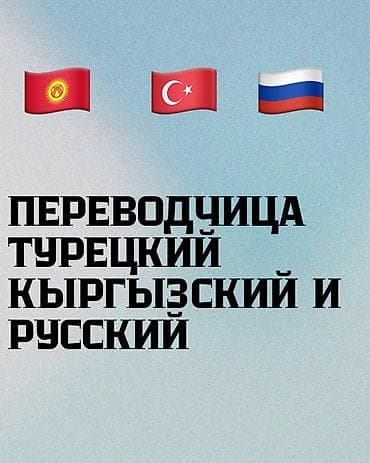 турец: Услуги переводчика, Турецкий — 1