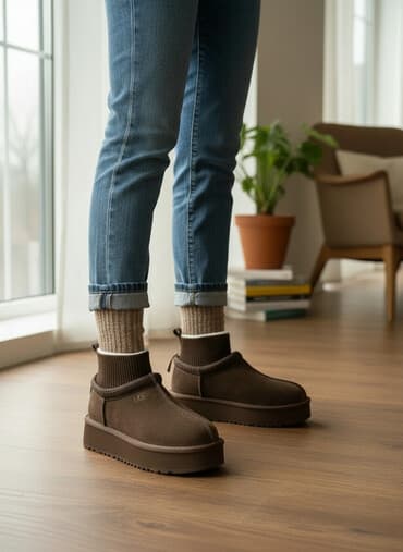 Угги: Угги, 36, UGG, Новый, цвет - Черный, Самовывоз — 1