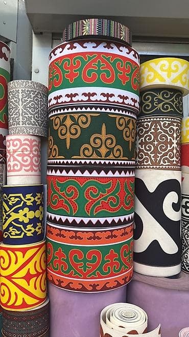 felt: Декоративные кочевые кайма-бордюры из войлока/фетра в рулонах. - — 4