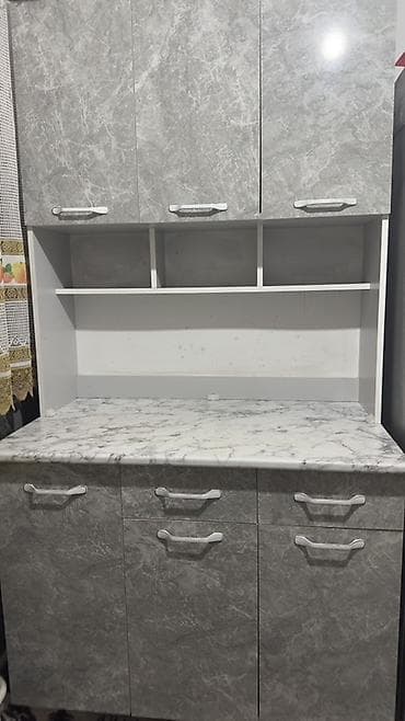 Ширмы, перегородки: Кухонный гарнитур, цвет - Серый, ДСП — 2