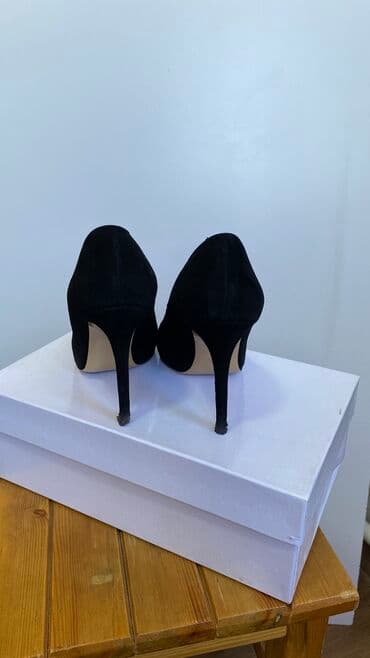 ecco 42: Шикарные натуральные замшевые туфли Cruх! В 38 размере, очень — 2