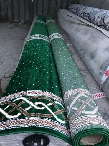 электронный коврик для намаза купить бишкек: Жайнамаз, Новый, Ковролин для мечети, цвет - Зеленый — 6