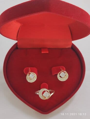 свадебные наборы ручной: Серебро пробы 925 напыление золотом Качество отличное не чернеет — 5