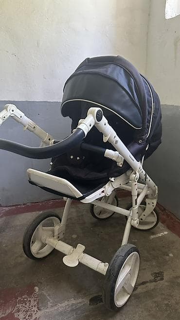 онклауд обувь: Детская коляска 2 в 1 (люлька + прогулочный блок) - Цвет: темно‑синий — 4