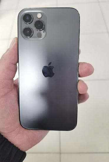 чехол 12 mini: IPhone 12 Pro, Б/у, 128 ГБ, Графит, Кабель, 79 % — 3