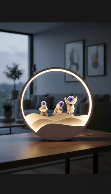 часы электронный: Настенный бра светильник 
космонавты — 1