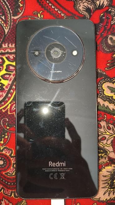 Redmi, Redmi A3, Колдонулган, 128 ГБ, түсү - Кара, 2 SIM