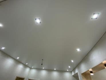 ремонт натяжных потолков: Натяжной потолок Глянцевое, Матовое Гарантия, Бесплатная консультация, Бесплатный замер — 4