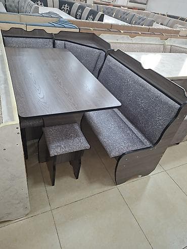 small table: Кухонный стол и стул, Новый, Бесплатная доставка, цвет - Бежевый — 3