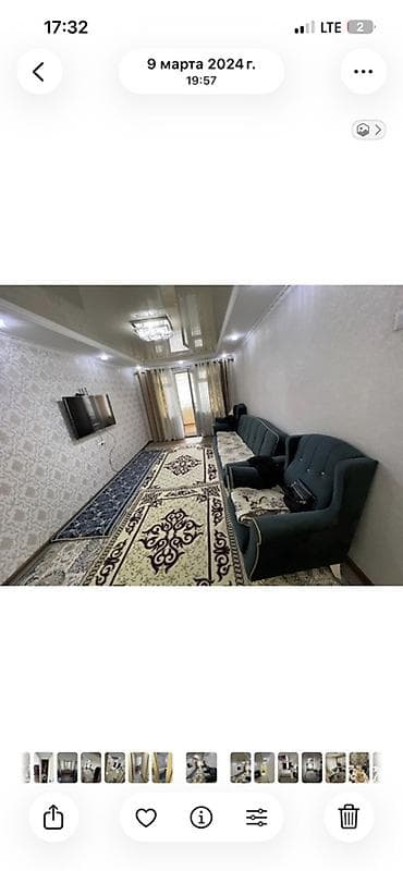 ат кана: 3 комнаты, 64 м², 104 серия, 3 этаж, Евроремонт — 1