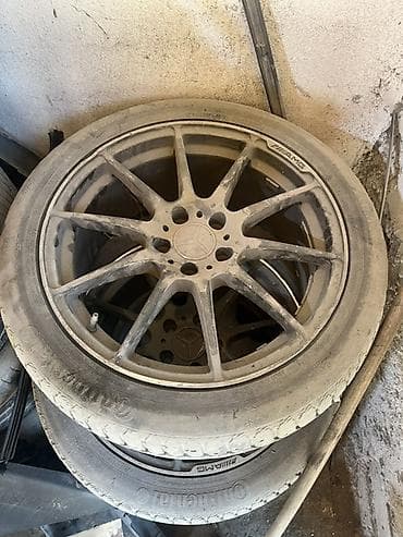 продаю диски на ауди: Колеса в сборе R 18, Зима, Комплект, Литые, отверстий - 5 — 1