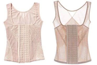 Киреге берилүүчү кийимдер: Майка корсет для похудения, после родов, для осанки, от боли в спине — 2