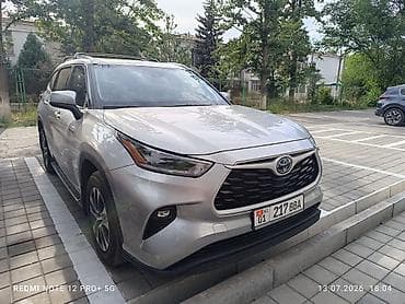 Toyota Highlander: 2021 г., 2.5 л, Автомат, Гибрид, Кроссовер at lalafo.kg Toyota Highlander: 2021 г., 2.5 л, Автомат, Гибрид, Кроссовер