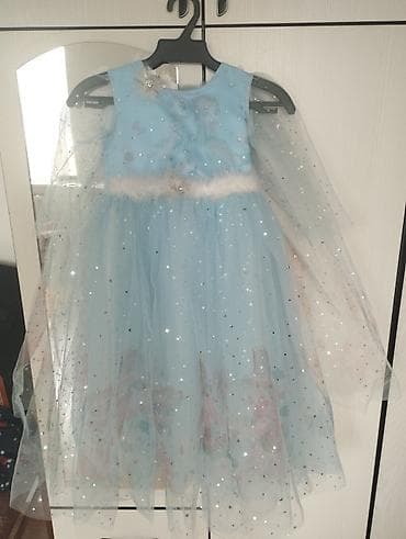 Детское платье, цвет - Голубой — 2