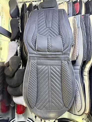 Чехлы Экокожа, С подушкой, цвет - Серый