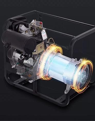 Генераторы: Дизельный генератор (тихая версия) • Мощность: 6 кВт • Напряжение — 7