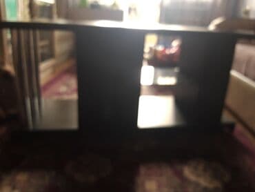 Тумба и подставка для телевизора, Б/у, Напольная, Самовывоз, цвет - Черный