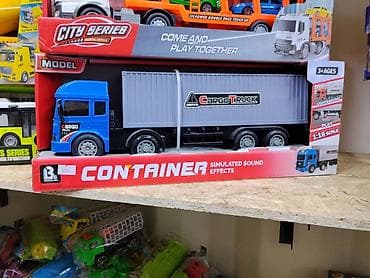 Игрушечный грузовик-тягач с контейнером Bao Le Star (City Series) - at lalafo.kg Игрушечный грузовик-тягач с контейнером Bao Le Star (City Series) -