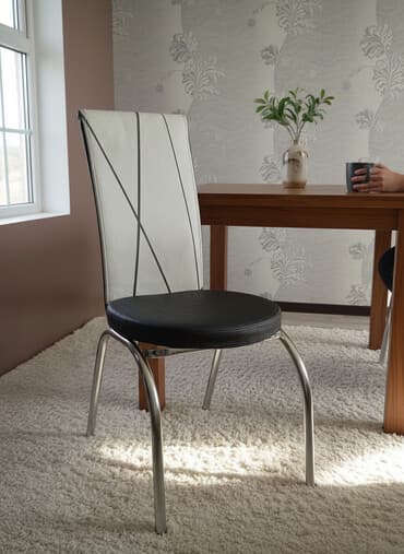 кухонное кресло: Стул для кухни, Железо, цвет - Серый — 1