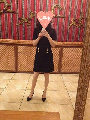 трикотажные платья для полных: Шикарное твидовое платье новое, размер s, брала за 6500 отдам за — 2