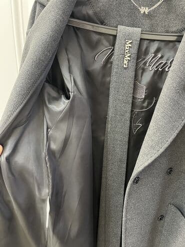 одежда мужские: Пальто, Классика, Осень-весна, Кашемир, Длинная модель, С поясом, L — 5