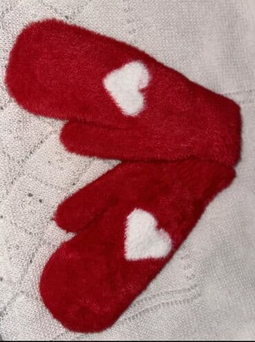 Кол сааттар: Вязаные зимние комплекты: шапка-бини и длинный шарф - Теплая крупная — 9