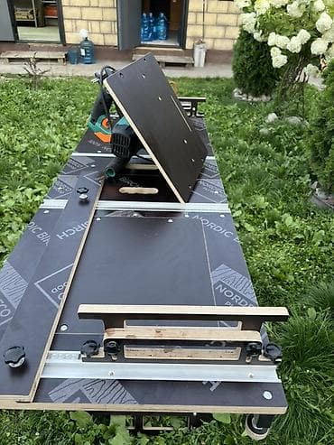 стол кемпинг: Портативный стол-станина для циркулярной пилы с направляющими - — 3