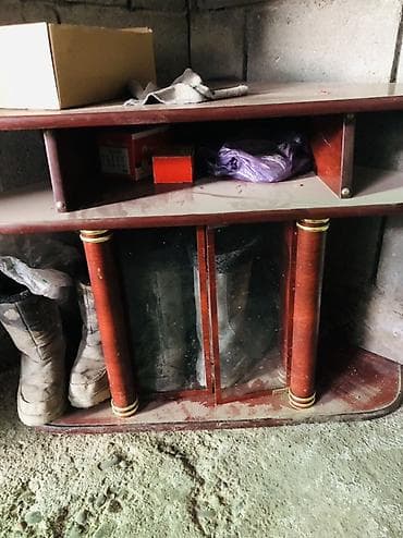 Шкафы: Тумба и подставка для телевизора, Напольная, ЛДСП, цвет - Коричневый — 1