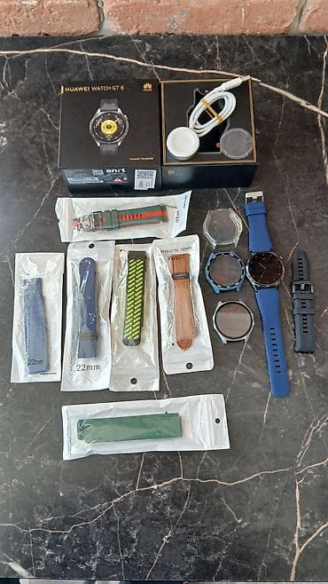 баш кийим: Спорттук сааттар саат, Huawei (Watch GT), GPS, Суу өткөрбөөчү, Эркектердики, Жаңы — 2