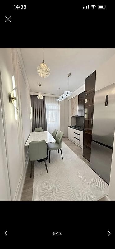 mega hous: 3 комнаты, 100 м², 9 этаж, Евроремонт — 4