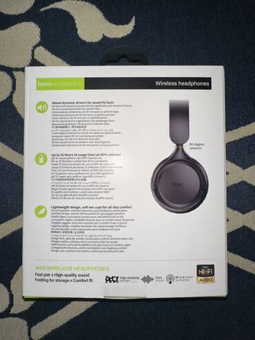 Микрофоны: Накладные, Hoco, Новый, Беспроводные (Bluetooth), Классические — 2