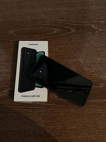 Samsung Galaxy A26 5G, Б/у, 256 ГБ, цвет - Черный, 2 SIM at lalafo.kg Samsung Galaxy A26 5G, Б/у, 256 ГБ, цвет - Черный, 2 SIM