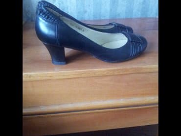 женская модельная обувь больших размеров: Туфли, 39, Classica, Б/у, цвет - Синий, Самовывоз — 1