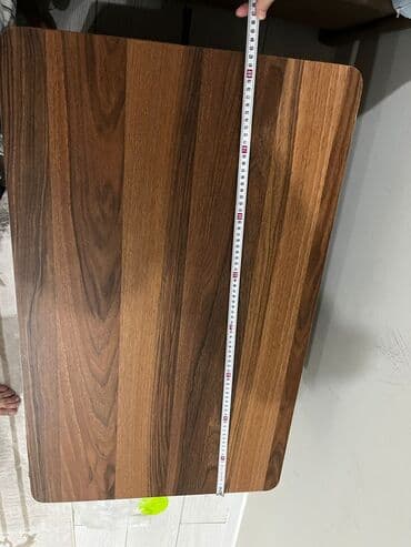 раскладывающийся стол: Журнальный стол, Новый, Прямоугольный, Складной, цвет - Коричневый — 5