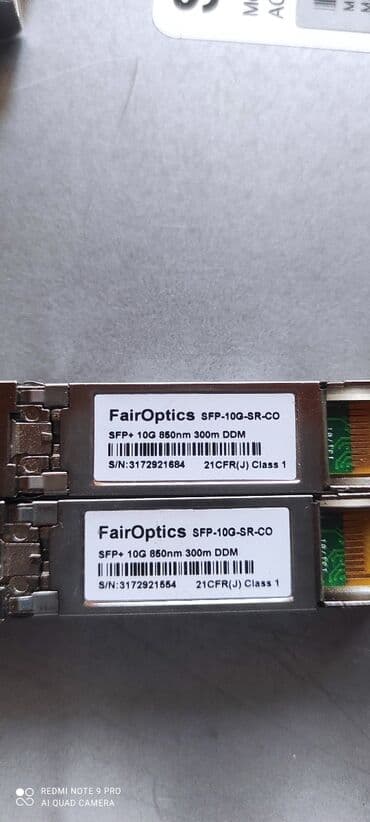 режим буу: Продаются SFP модули ethernet 1, 10, 25, 40 gb. и для SAN систем 8 — 9