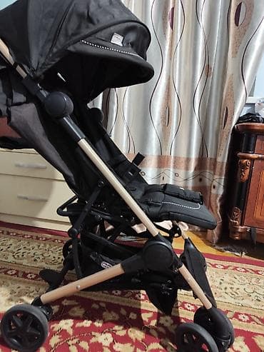 Коляски: Коляска, Chicco, цвет - Черный, Б/у, Самовывоз — 1