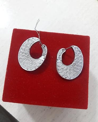 active 2: Серебряные серьги, Проба 925, Женские, Новый — 2