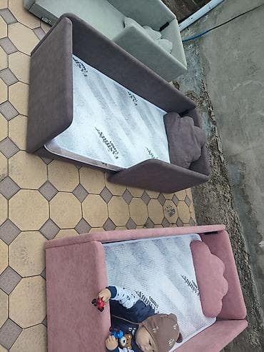 купить полки для цветов: Детская односпальная кровать, Новый, Для девочки, Для мальчика, С матрасом, С бортиком, Бесплатная доставка — 5