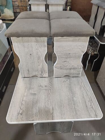 кухонные столы и стулья недорого: Ашкана үстөлү жана отургуч, Жаңы, Акылуу жеткирүү, Өзү алып кетүү — 2
