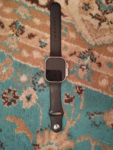 часы с камерой: Смарт-часы с прямоугольным сенсорным экраном и металлической — 1