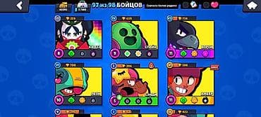 работа продавцом мороженого: Аккаунт Brawl Stars с высоким прогрессом и редким контентом — 2