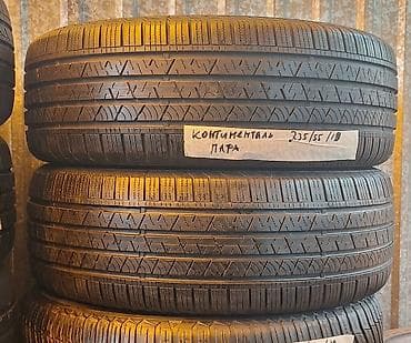 Шины 235 / 55 / R 19, Лето, Б/у, Пара, Легковые, США, Continental at lalafo.kg Шины 235 / 55 / R 19, Лето, Б/у, Пара, Легковые, США, Continental