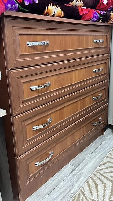 маленький сундук: Комод для одежды, Без зеркала, ЛДСП, цвет - Коричневый — 2