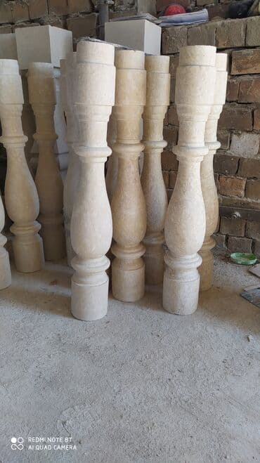 тушки кролика: Балясины,перилы,тумбы из Сары таш — 9