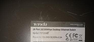 Модемдер жана тармак жабдуулары: Коммутатор TENDA TEF1016D 16-Port Desktop Switch (16UTP 100Mbps) — 5