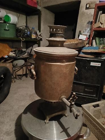 ra 1: Самовар из латуни около 8-10 литров — 2