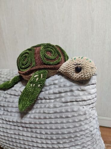 слоник крючком из плюшевой пряжи: Вязаные игрушки на заказ. листайте ленту моих работ. выполнены из — 4