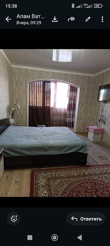 1 комната, 45 м², 107 серия, 1 этаж, Евроремонт at lalafo.kg 1 комната, 45 м², 107 серия, 1 этаж, Евроремонт