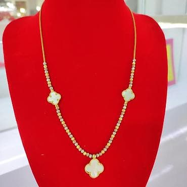 van cleef цены: Серебряное Колье Ванклиф Серебро напыление жёлтое золото 925 пробы — 1